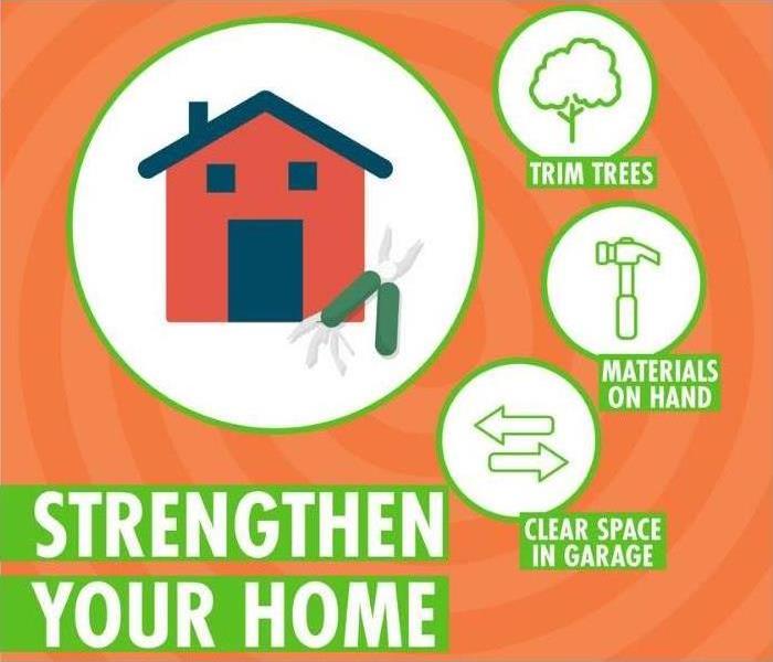 orange infographic about storm damage
