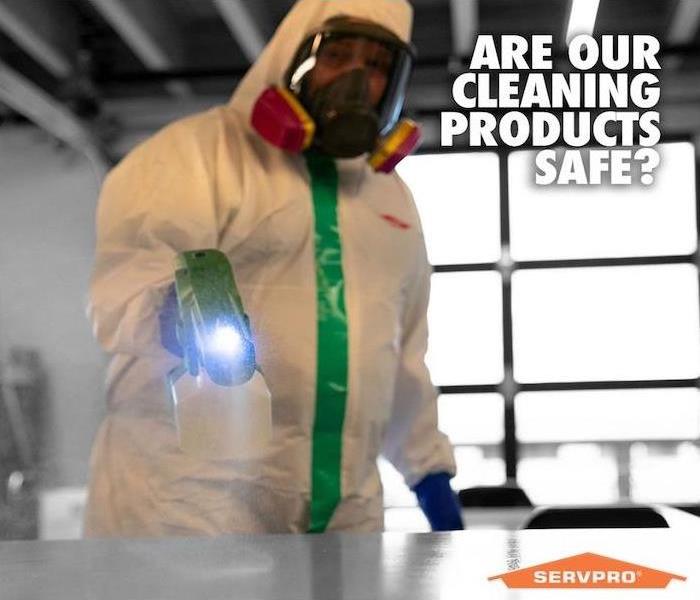 SERVPRO Tech in PPE 